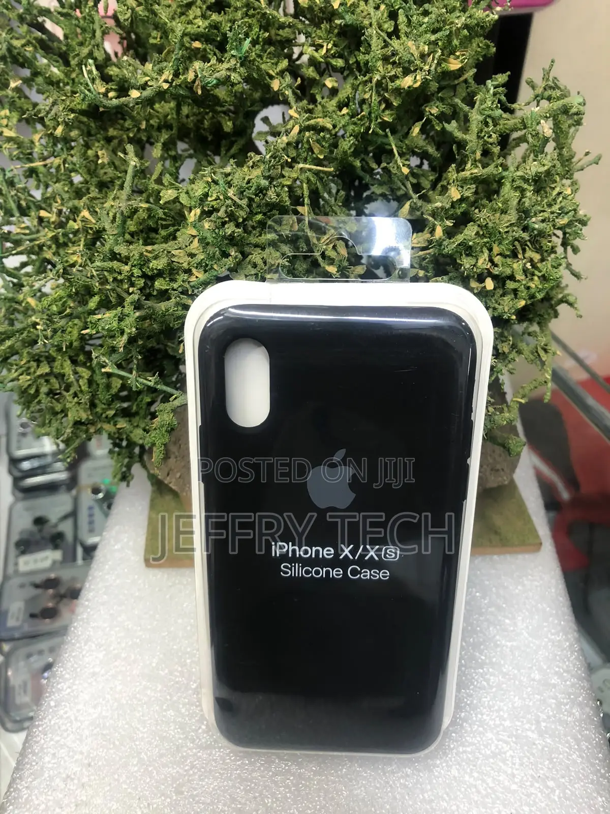 Super Slim, Black Marble Pattern Phone Case Labeled for an iPhone X