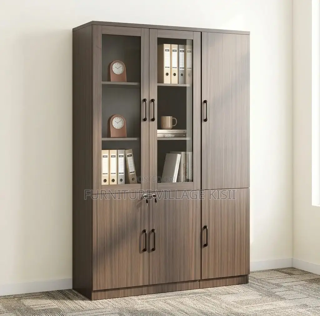 Office Cabinet;3-Door Premium Executive File Cabinet
