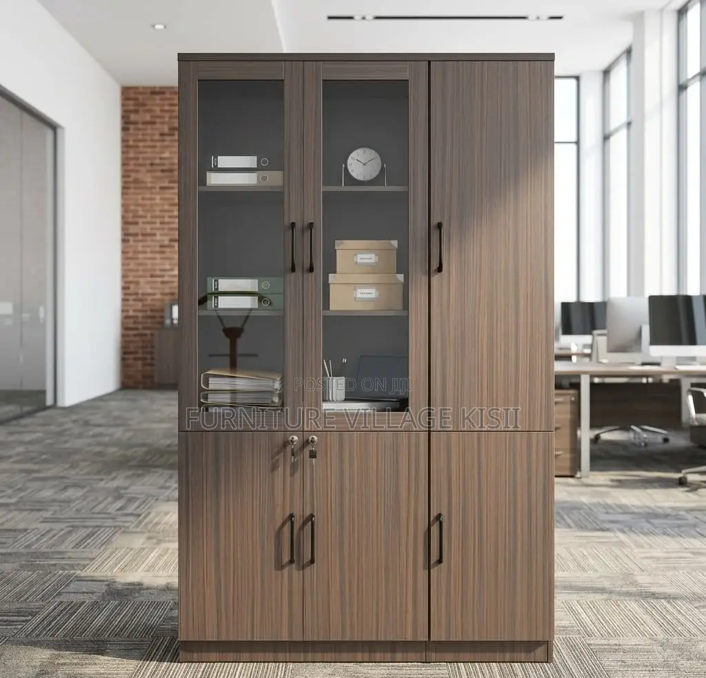 Office Cabinet;3-Door Premium Executive File Cabinet