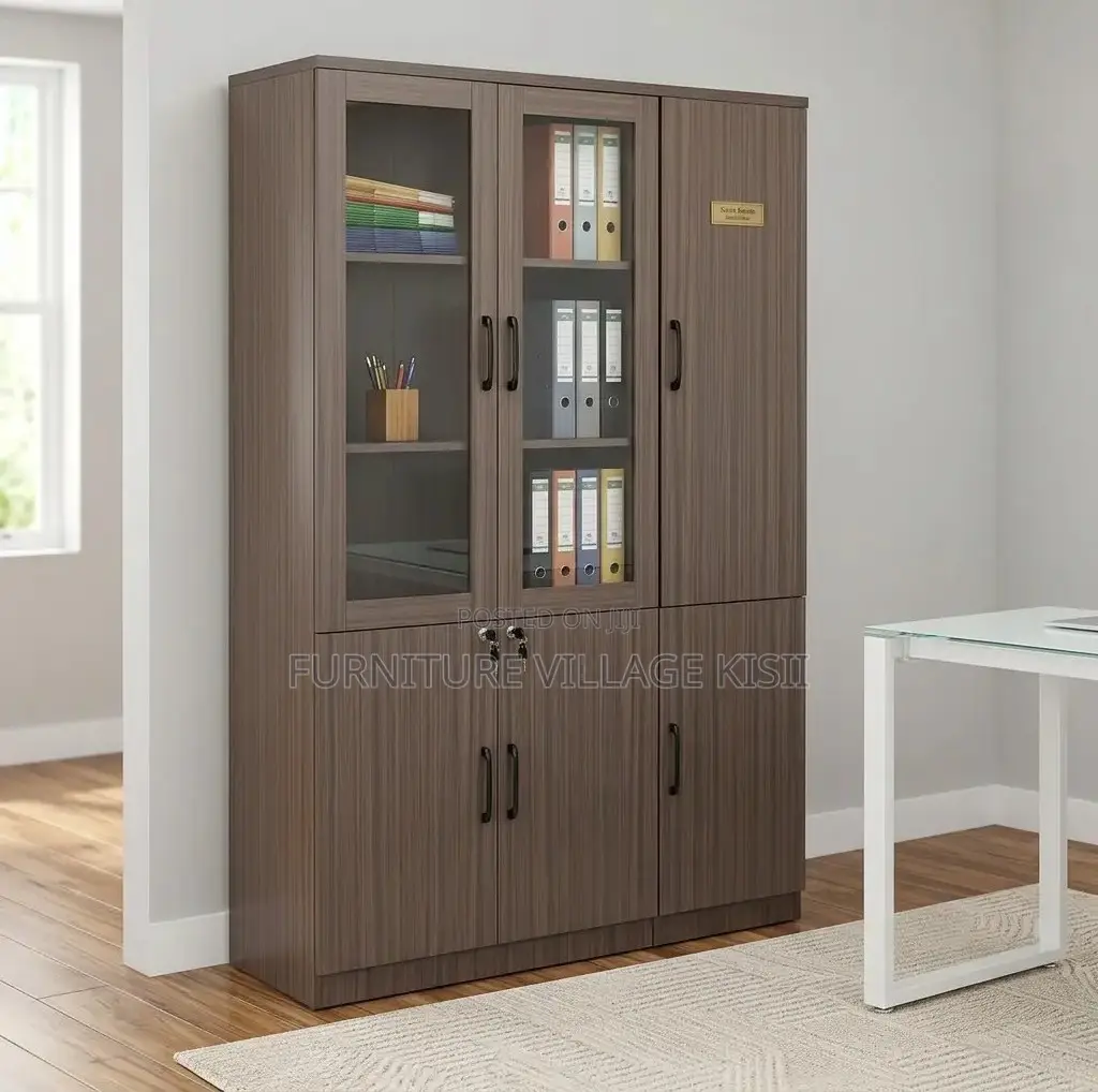 Office Cabinet;3-Door Premium Executive File Cabinet
