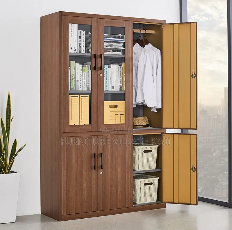 Office Cabinet;3-Door Premium Executive File Cabinet