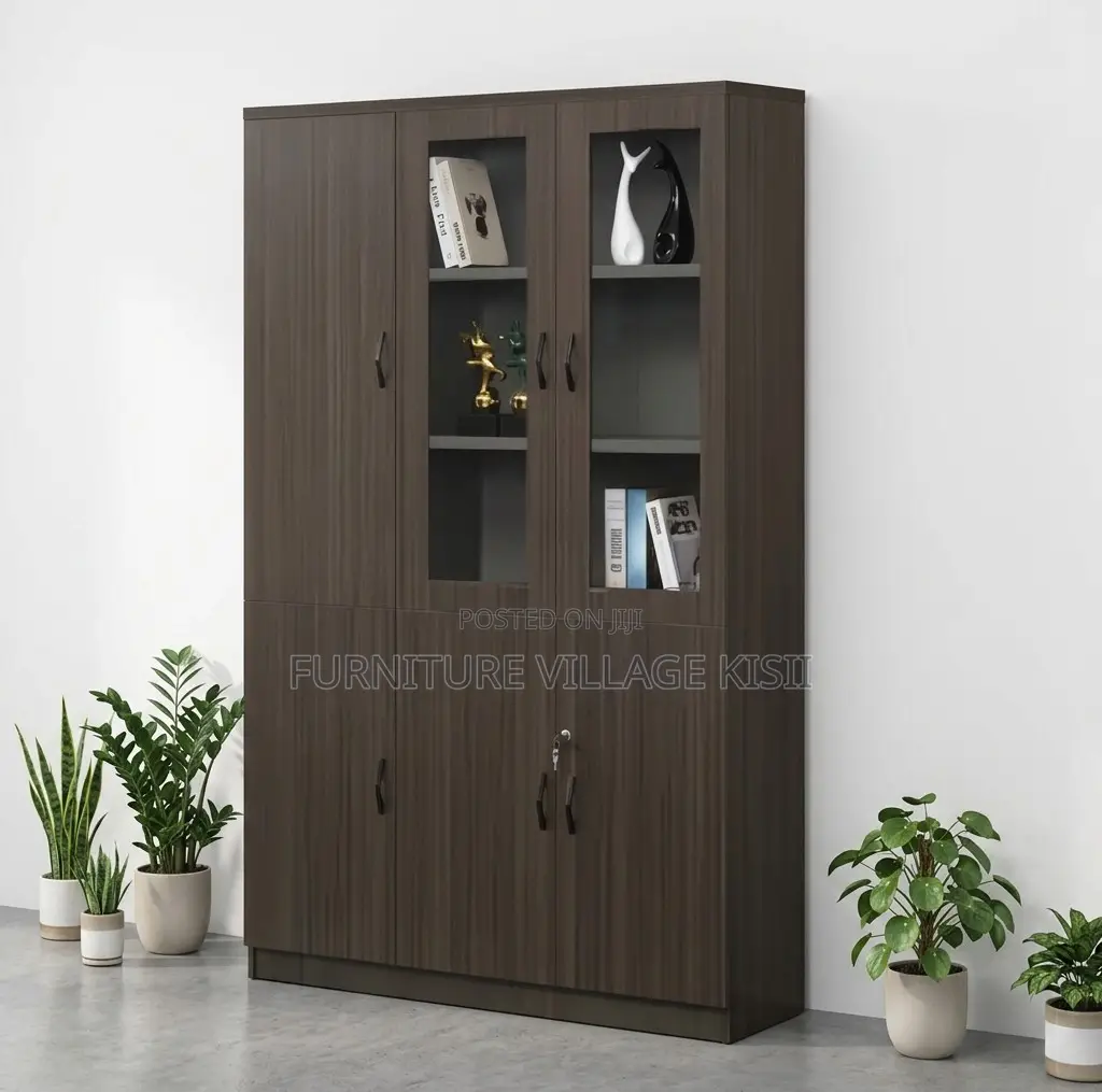 Office Cabinet;3-Door Premium Executive File Cabinet