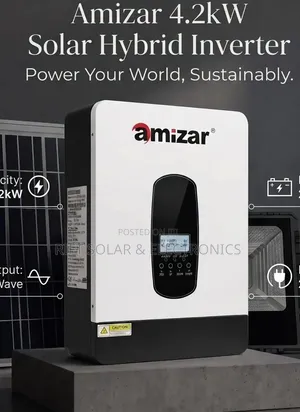 Amizar 4.2kw - 24v Hybrid MPPT 60A Inverter