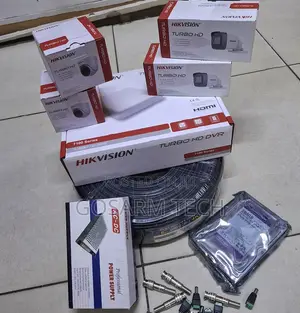 Hikvision 4-Channel, 4-Camera CCTV Package