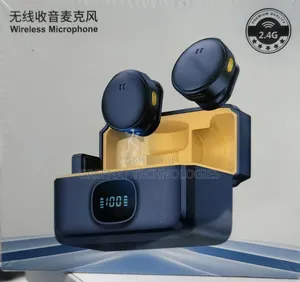 Button Wireless Microphone for Content Creation 20 Metres Reception
