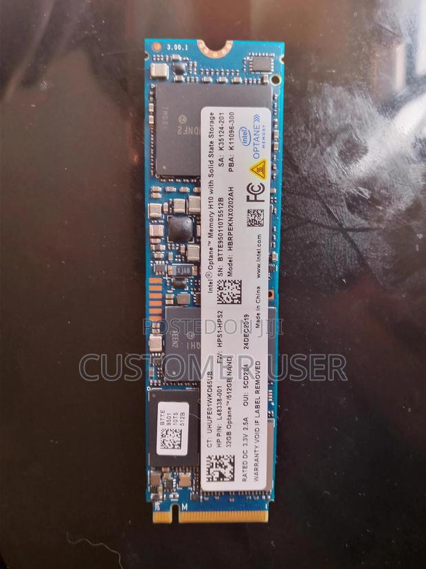 Intel Optane 512 GB NVMe SSD