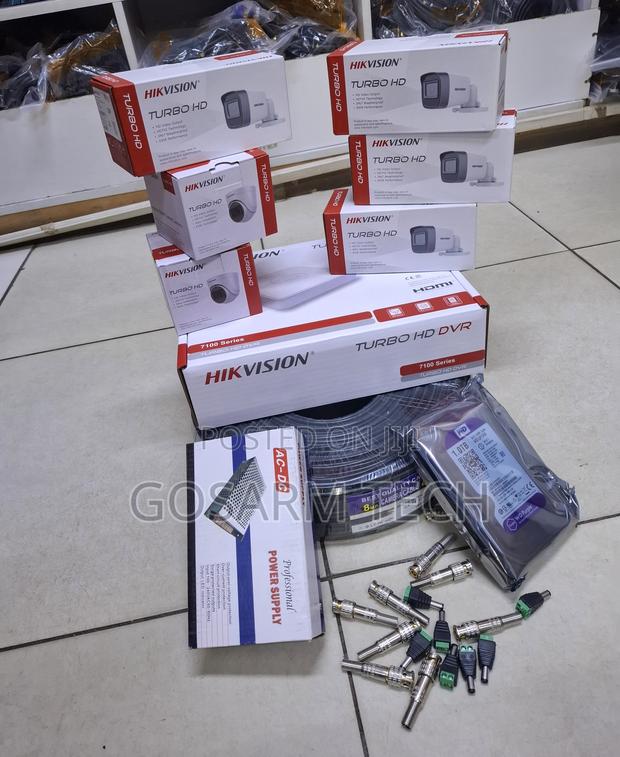 6-Channel User-Friendly Hikvision CCTV Camera Complete Kit - main view