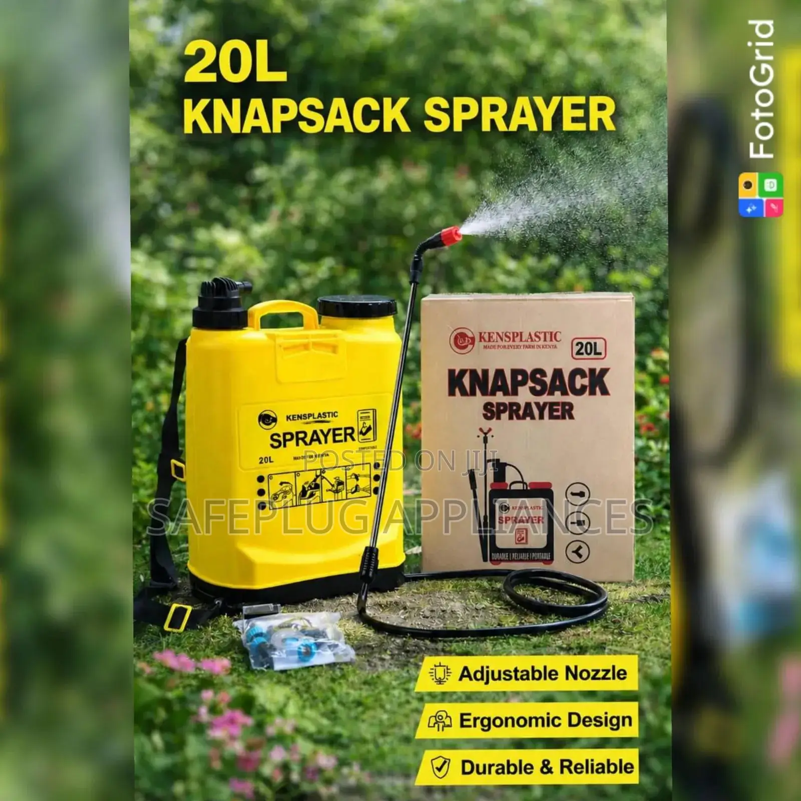 20LKnapsack Sprayer – Portable Farm & Garden Spray Machine