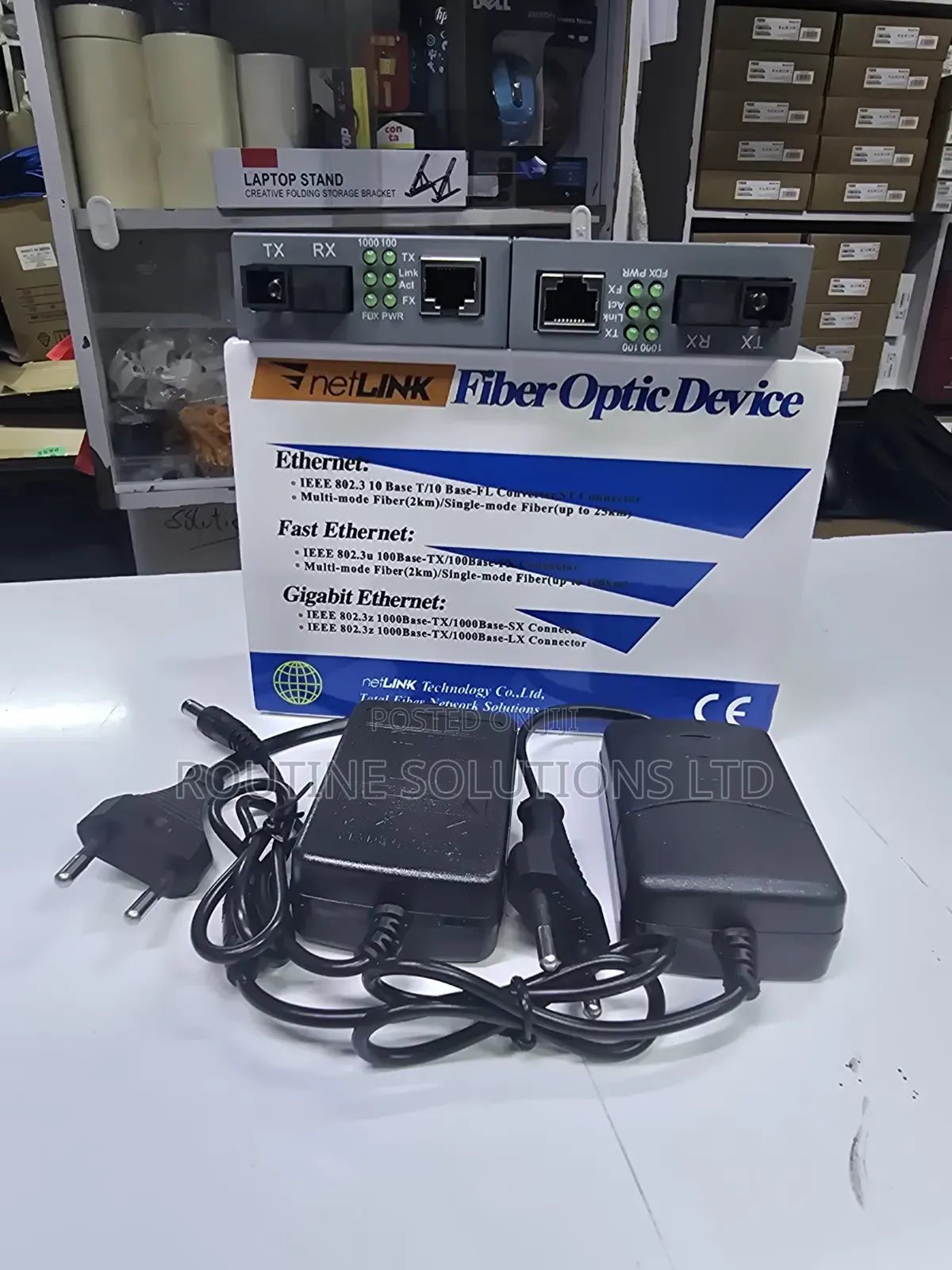 NetLINKMB Single-Mode Single Ethernet Media Converter
