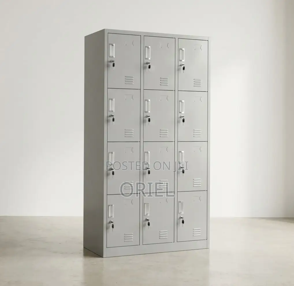12-Door Office Cabinet: Office Storage Cabinet.