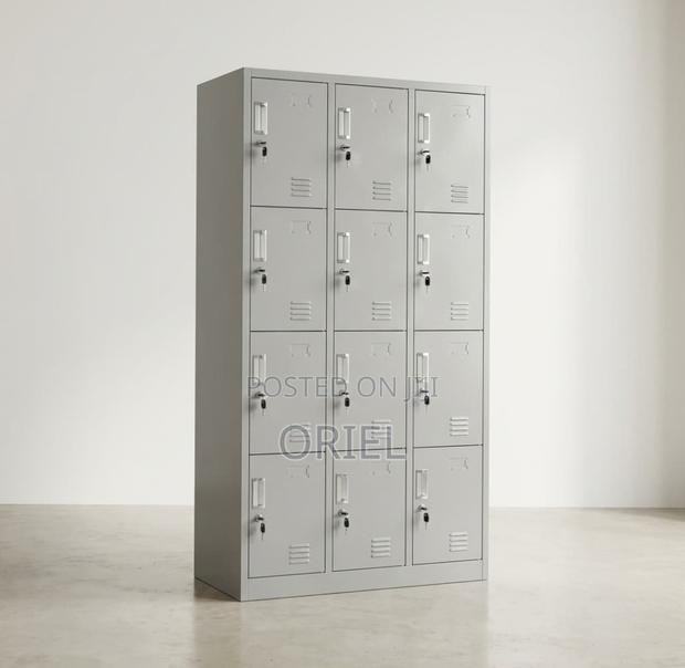 12-Door Office Cabinet: Office Storage Cabinet.