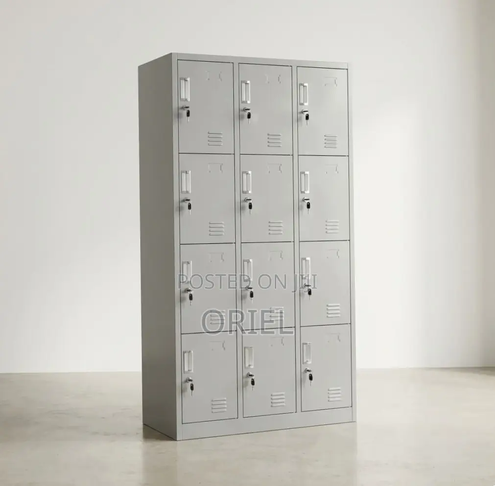 12-Door Office Cabinet: Office Storage Cabinet.
