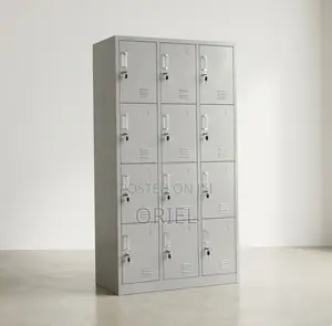 12-Door Office Cabinet: Office Storage Cabinet.