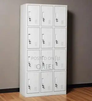12-Door Office Cabinet: Office Storage Cabinet.