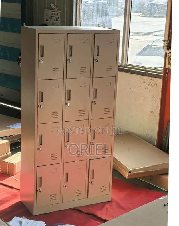 12-Door Office Cabinet: Office Storage Cabinet.