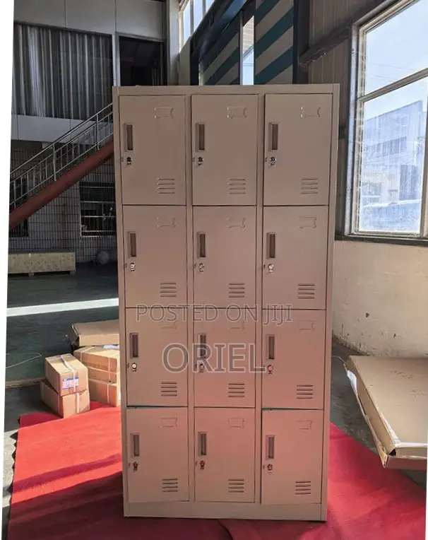 12-Door Office Cabinet: Office Storage Cabinet.