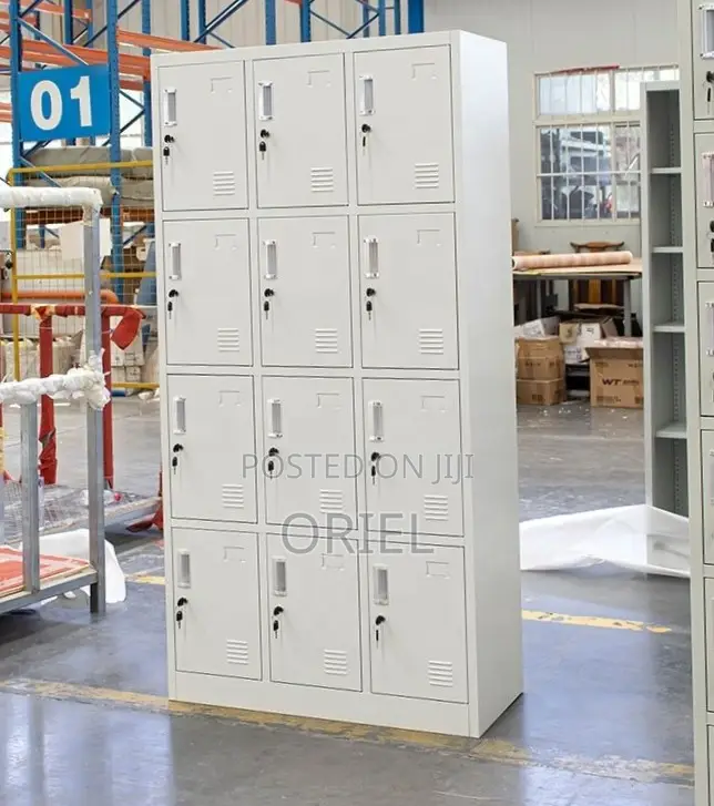 12-Door Office Cabinet: Office Storage Cabinet.