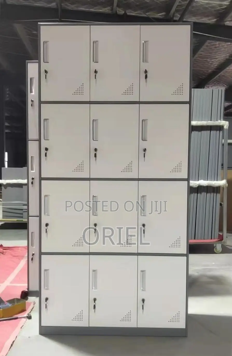 12-Door Office Cabinet: Office Storage Cabinet.