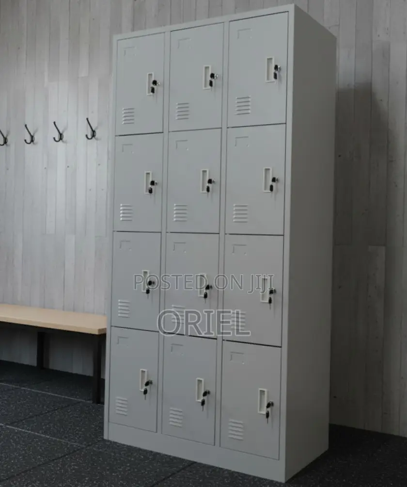 12-Door Office Cabinet: Office Storage Cabinet.