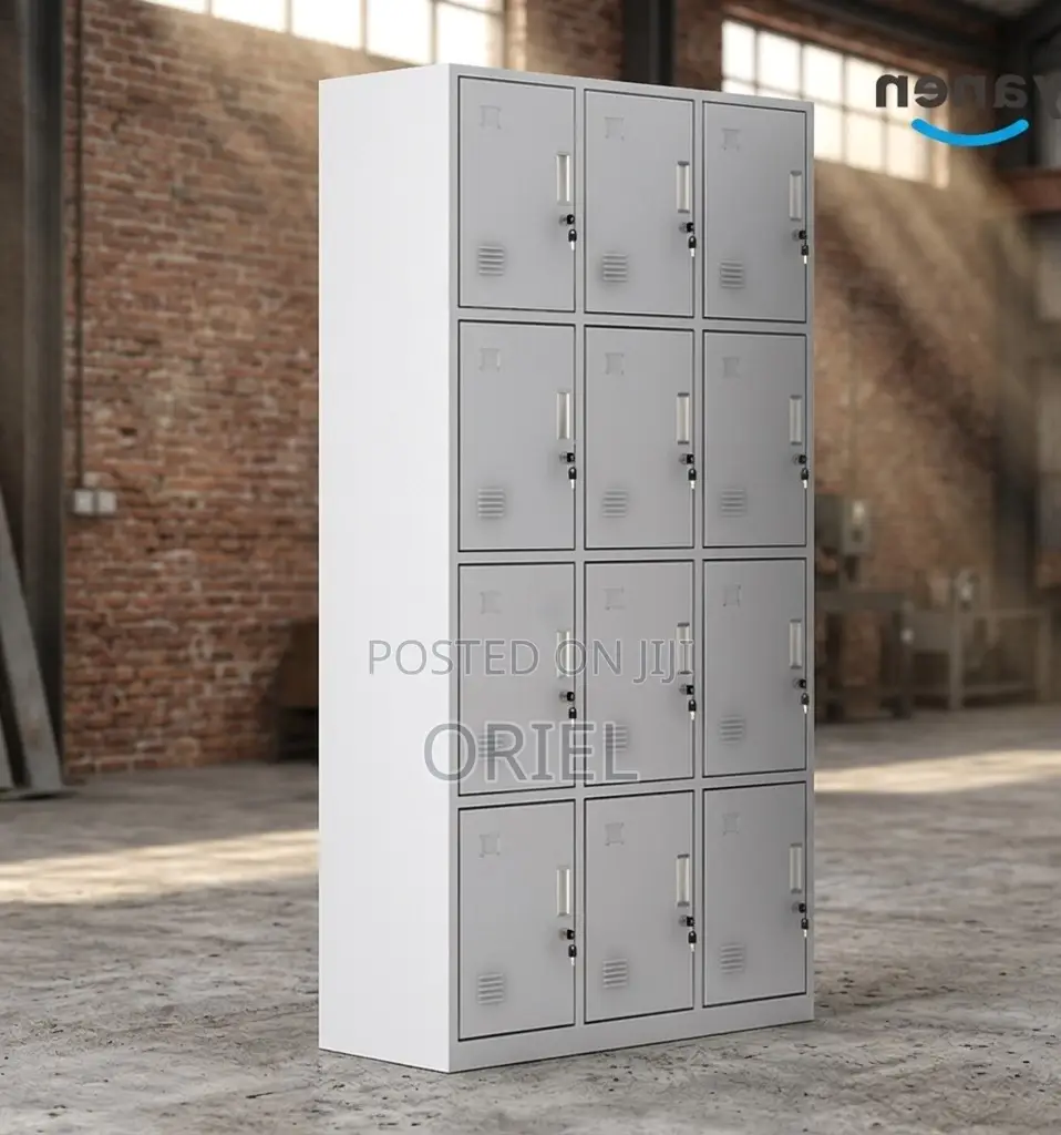 12-Door Office Cabinet: Office Storage Cabinet.