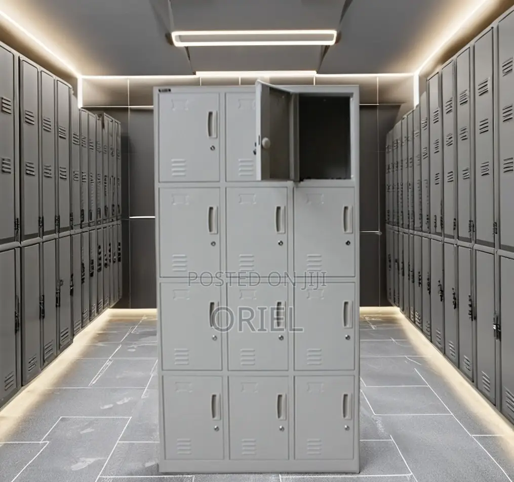 12-Door Office Cabinet: Office Storage Cabinet.