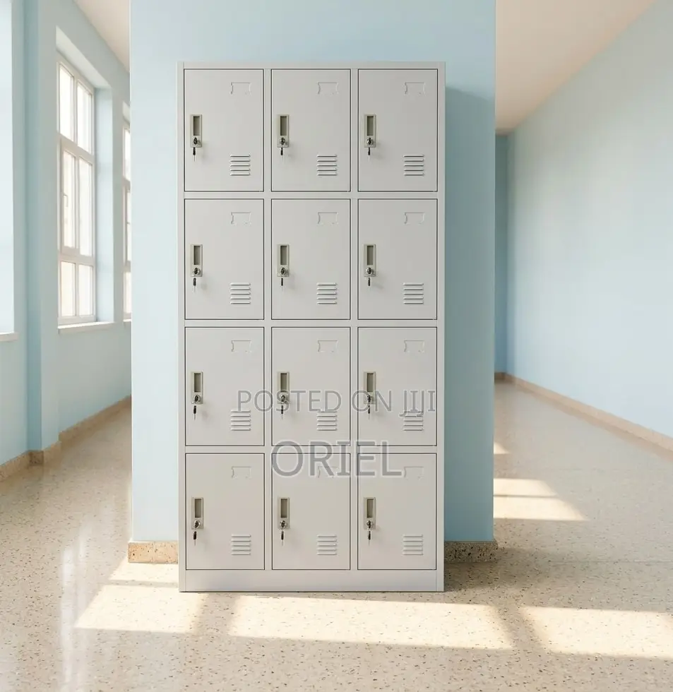 12-Door Office Cabinet: Office Storage Cabinet.