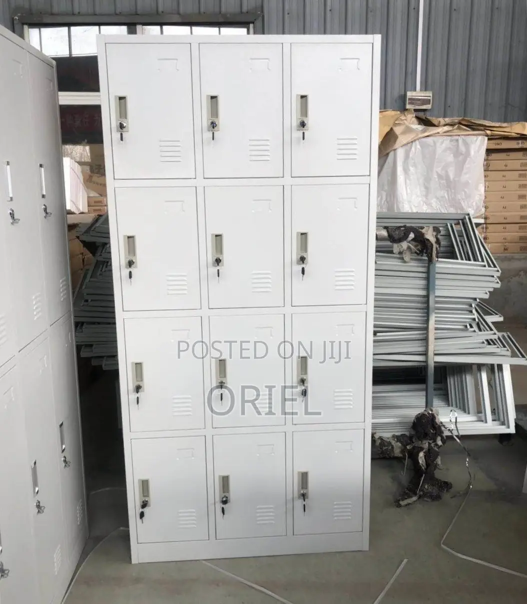 12-Door Office Cabinet: Office Storage Cabinet.