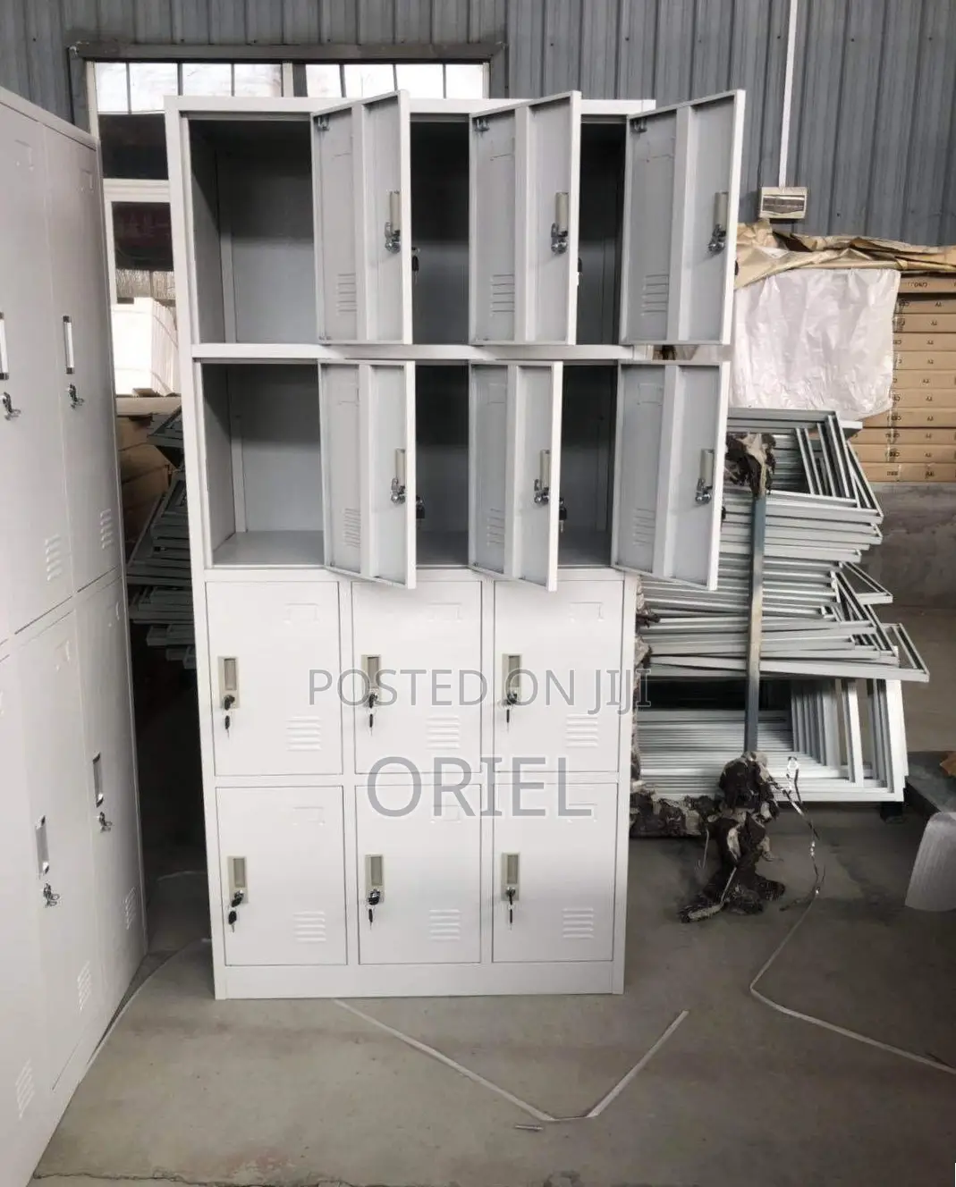 12-Door Office Cabinet: Office Storage Cabinet.