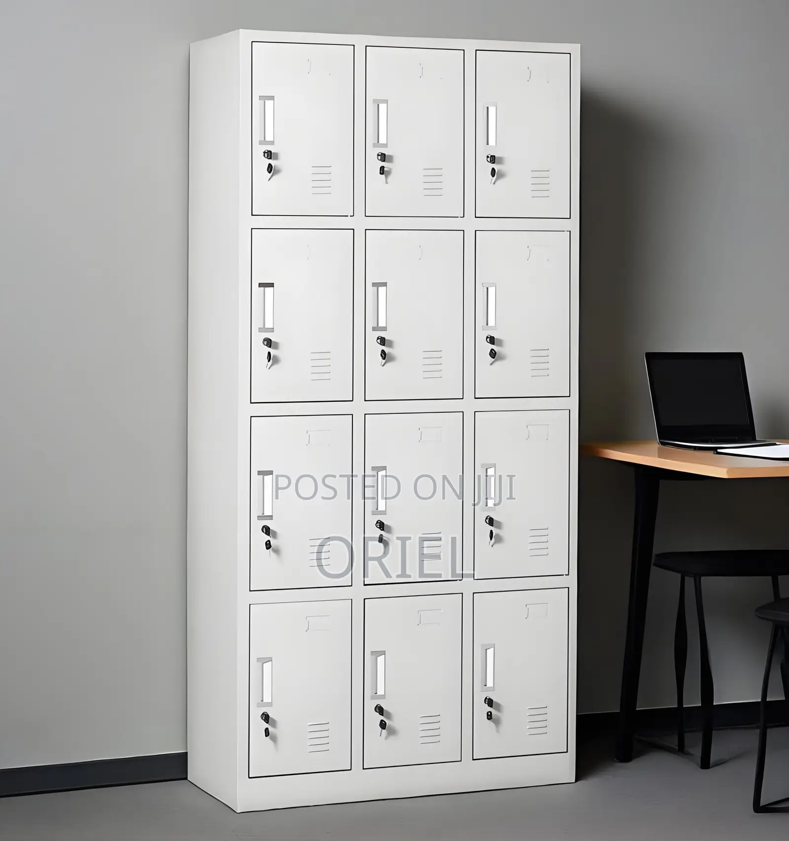12-Door Office Cabinet: Office Storage Cabinet.
