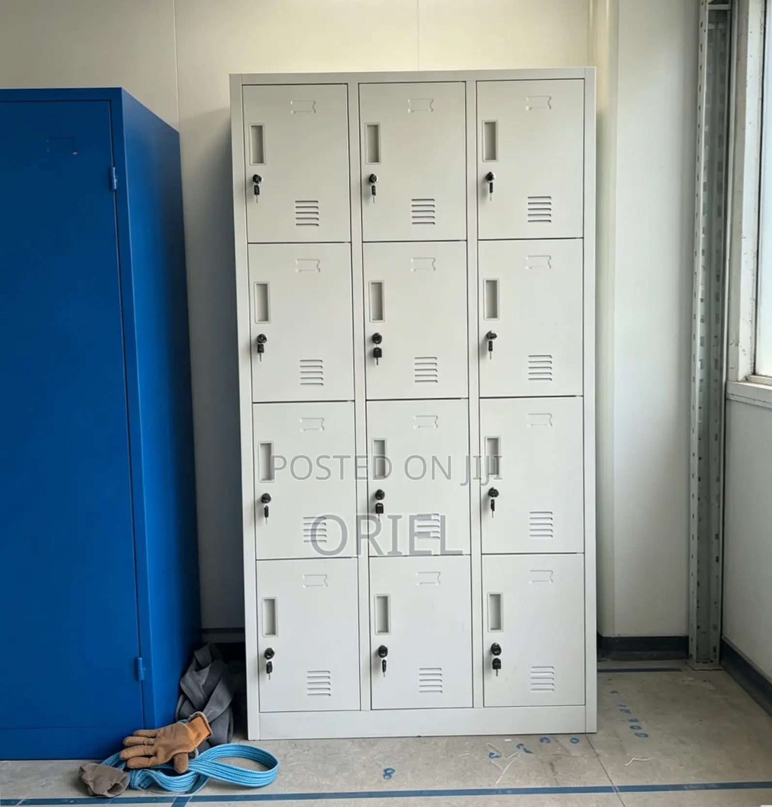 12-Door Office Cabinet: Office Storage Cabinet.