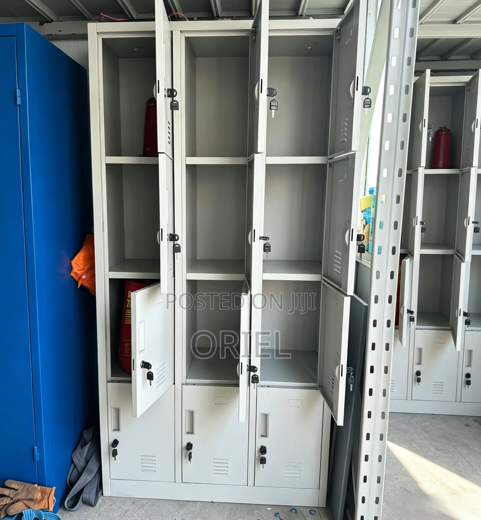 12-Door Office Cabinet: Office Storage Cabinet.