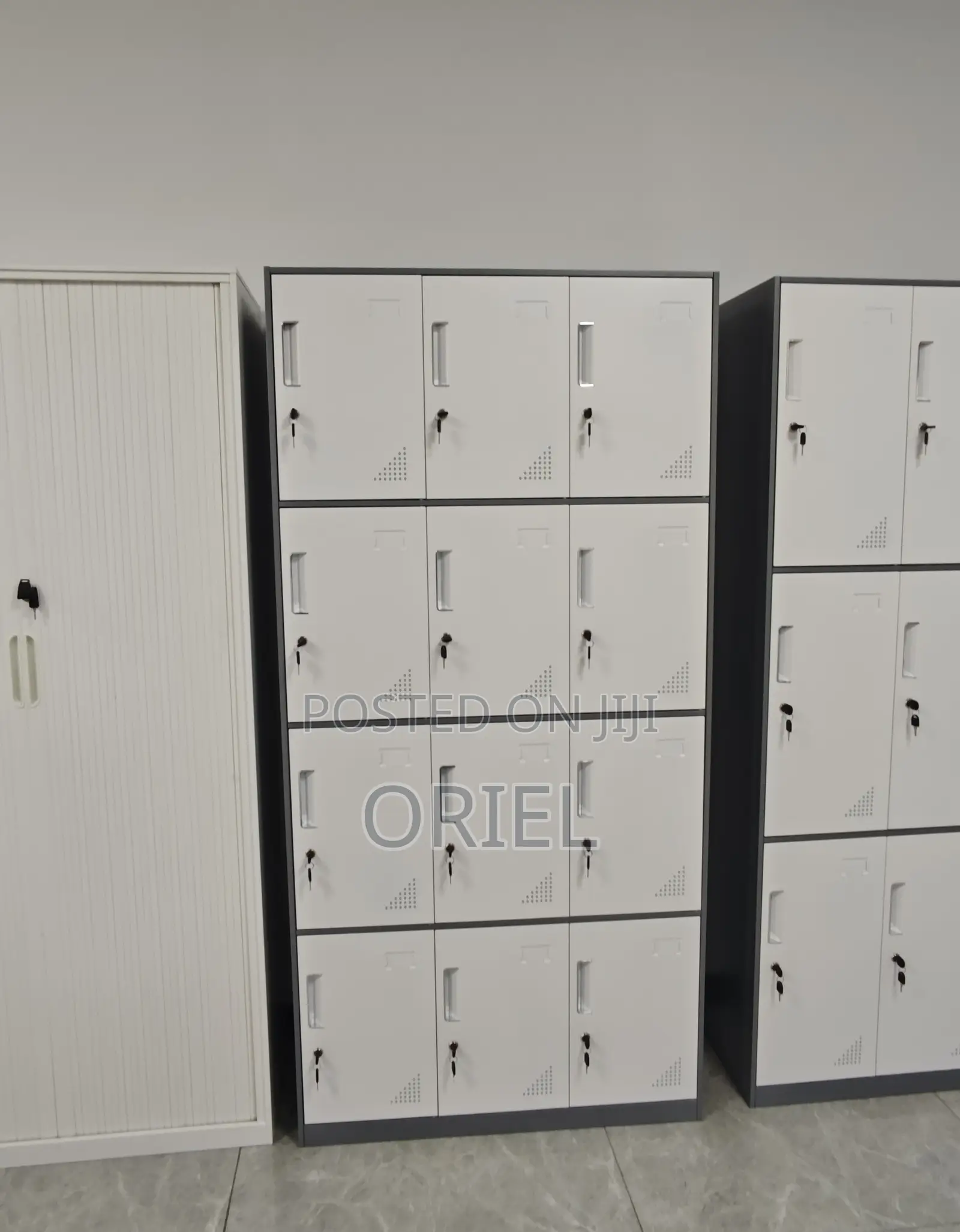 12-Door Office Cabinet: Office Storage Cabinet.