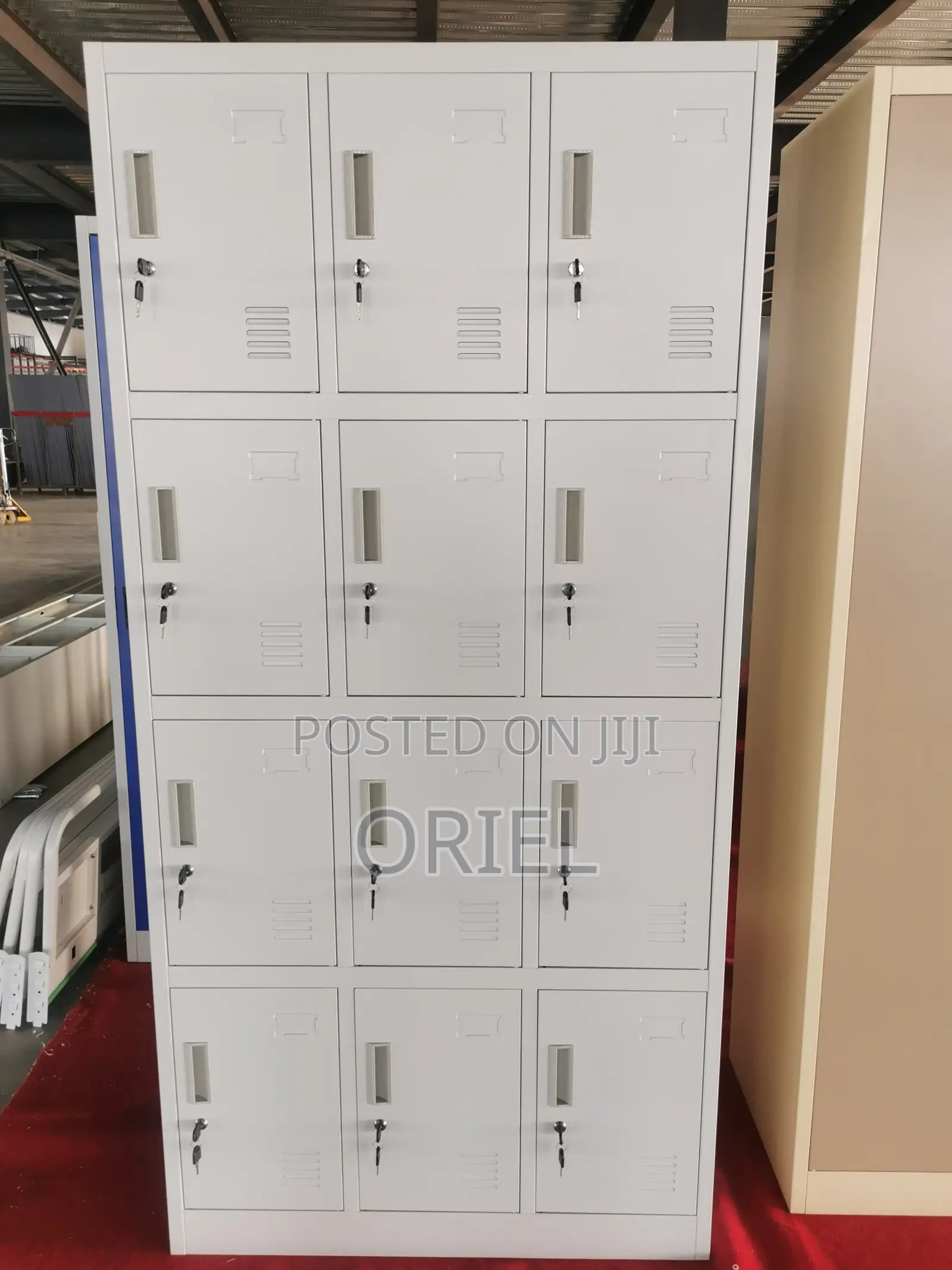 12-Door Office Cabinet: Office Storage Cabinet.
