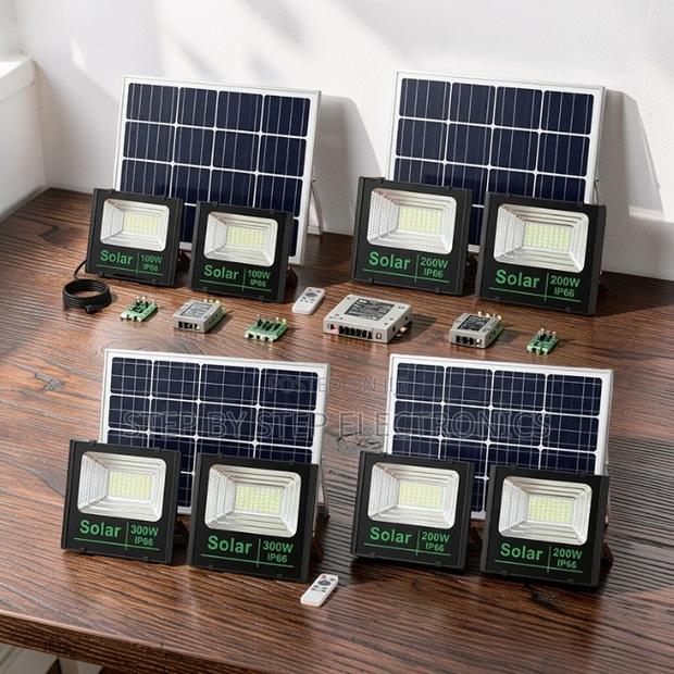 Factory Deals Solar 100W,200W,300W Watts Double Solar Floodlights