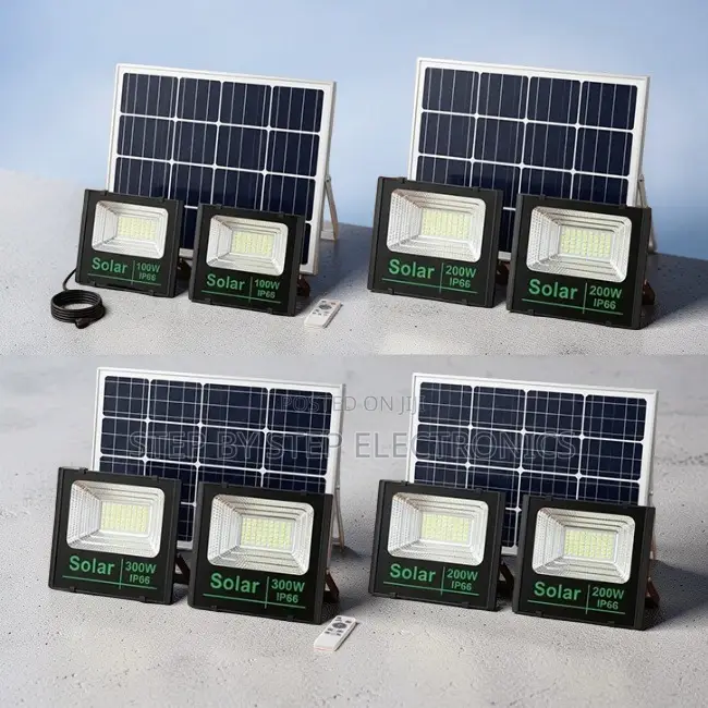 Distributor Prices 100W,200W,300W Watts Double Solar Floodlights