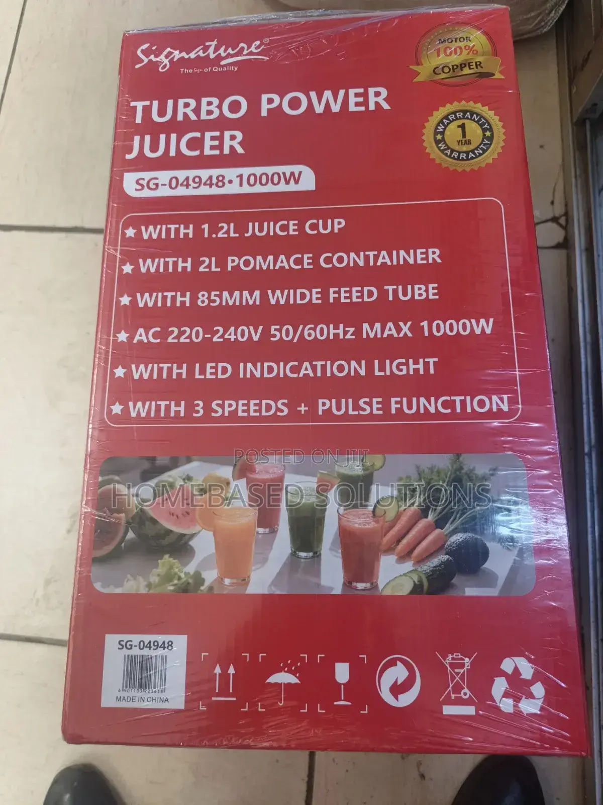 1000w Turbo Power Signature Juicer