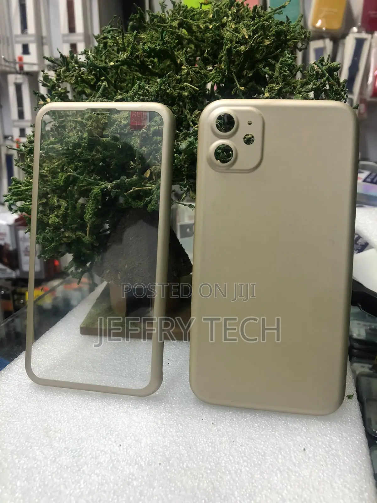 Light Purple Gray Silicone Phone Case for the Apple iPhone X and XS