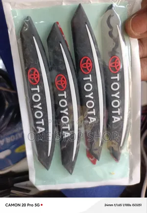 4pc Anticolliosion Scratch Protectors Branded Toyota Logo