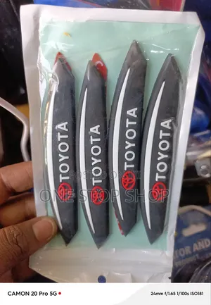 4pc Anticolliosion Scratch Protectors Branded Toyota Logo