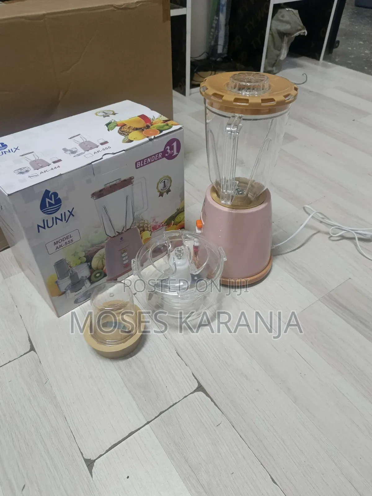 Nunix 3-in-1 Multifunctional Blender & Food Processor