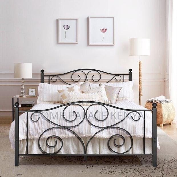 Bed; Premium Metal Kids Bed Frame for Comfortable Sleeping - thumbnail 7