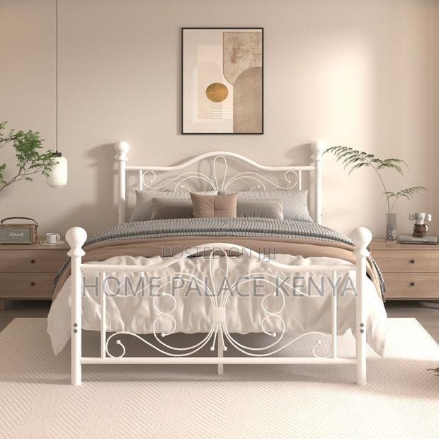 Bed; Premium Metal Kids Bed Frame for Comfortable Sleeping - thumbnail 8