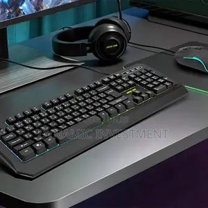 Green Lion GKM-65 Wired Gaming Combo Keyboard & Mouse With Backlight