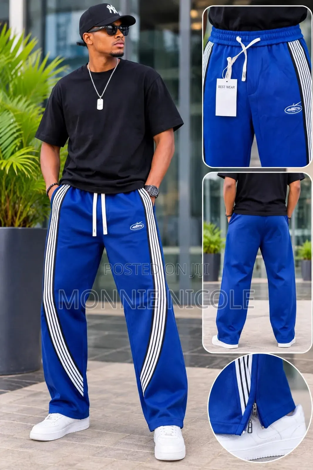 Gorglit Men's Baggy Sweatpants Wide Leg Sweatpants