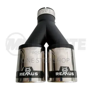 Remus Exhaust Sport Tip Stainless Steel Body With Black&chrome Finish