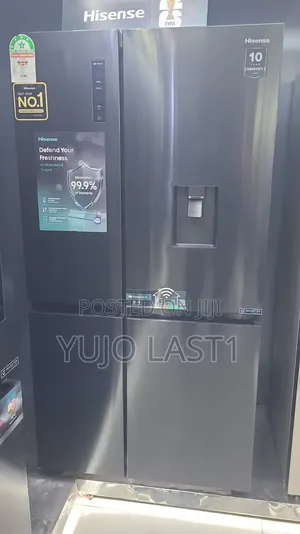 Hisense REF668DR 668L Non-Frost Side by Side Fridge Black