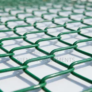 Green PVC-Coated Chain Link Fence – 14 Gauge, 50 × 50mm, 6ft