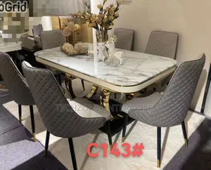 Elegance 6 Sitter Executive Modern Advanced Marble Dinning Table ,,