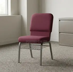 Modern Auditorium Chair : Fabric Stackable Church Chair