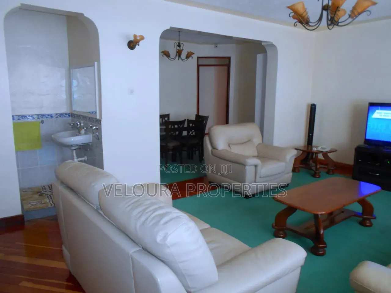 Furnished 3bdrm Apartment in Riara, Hurlingham for rent